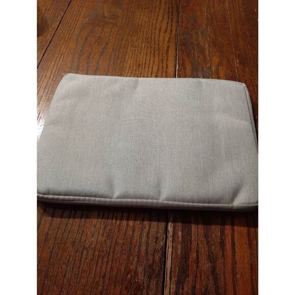 New KECC Grey 13" Computer Laptop Chrome Book Mac Tablet Canvas Padded Sleeve - Picture 2 of 4